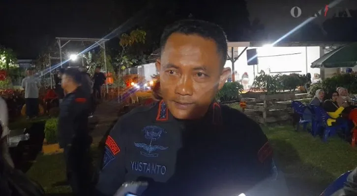 Komandan Resimen (Danmen) 2 Brimob Pasukan Pelopor Kedung Halang, Kombes Pol Yustanto Mujiarto.  (foto: Panca)