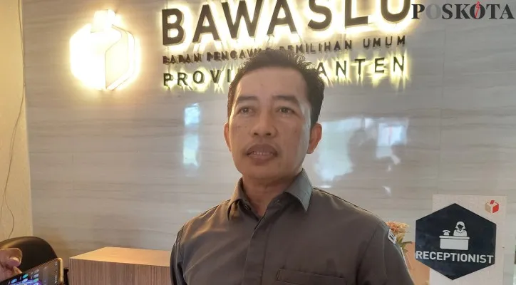 Koordinator Divisi SDM dan Organisasi Bawaslu Banten, Abdurrosyid Siddiq. (foto: poskota/bilal)