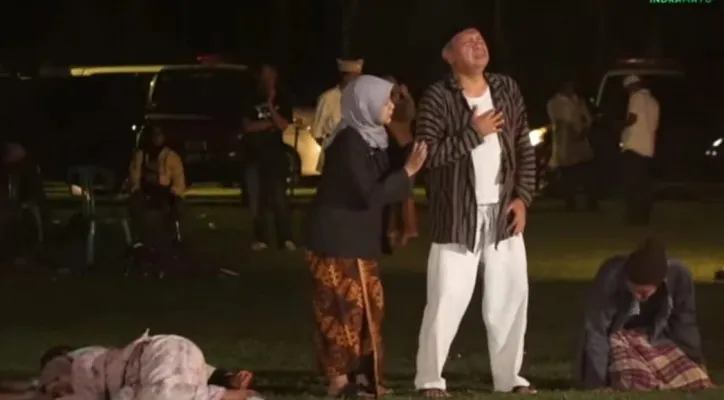 Adegan teater dengan judul 'Purnama di Atas Pesantren'. (ist)