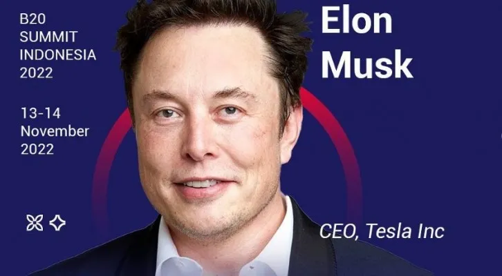 Elon Musk akan Hadiri The B20 Summit di Bali. (Instagram/@theb20summit)