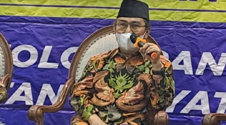 Ketua Forum Aspirasi Konstitusi MPR Jimly Asshiddiqie. (foto: rizal)