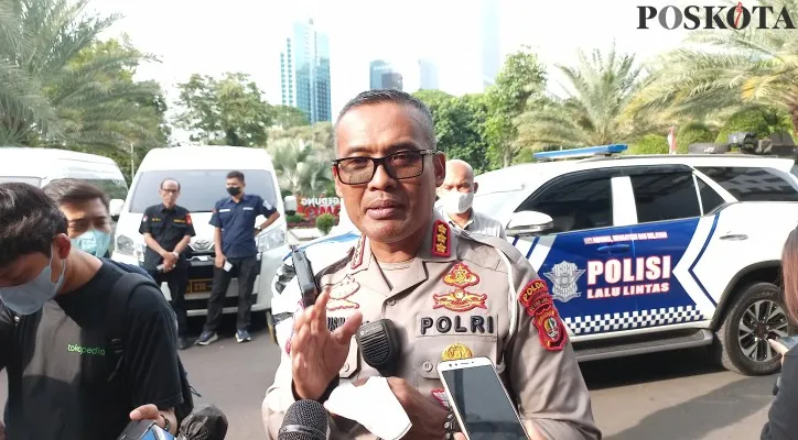 Dirlantas Polda Metro Jaya, Kombes Latif Usman. (Andi Adam Faturahman)