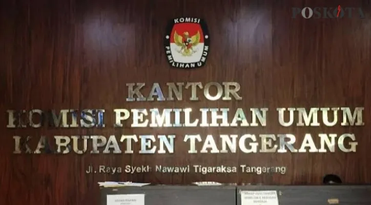 Kantor KPU Kabupaten Tangerang. (foto: poskota/veronica)