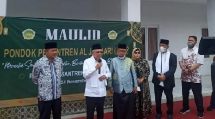  Wapres KH Ma'ruf Amin saat memberikan keterangan. (Foto: Setwapres)