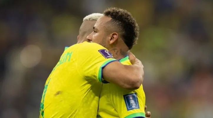 Neymar, pemain andalan timnas Brasil (foto/twitter @neymarjr)