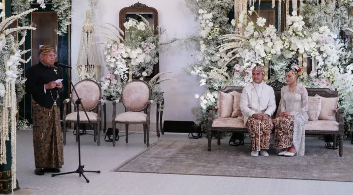 Wapres hadiri akad nikah Kaesang Pangarep dan Erina Gudono. (ist)