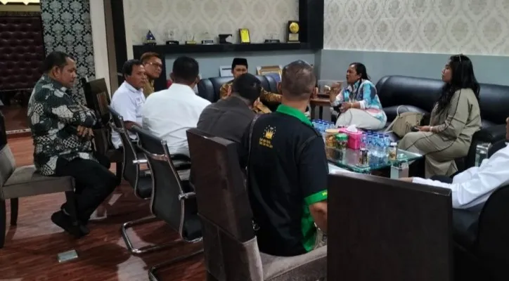 DPP CIC Pusat bertemu dengan Bupati Aceh Tenggara membahas pembangunan Lapas Kelas II Kutacane. (foto: ist)