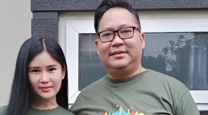 Pasangan selebritis Irvan Gunawan dan Klaviera Stephanie. (ist)