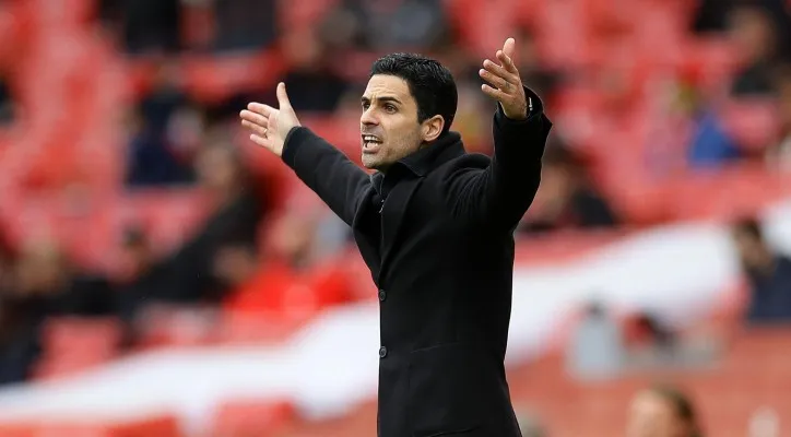 Pelatih Arsenal Mikel Arteta (Foto: Twitter/FootyAccums)