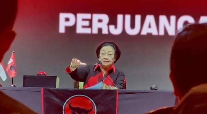 Ketua Umum PDI Perjuangan (PDIP) Prof. Dr. (HC) Megawati Soekarnoputri. (rizal)