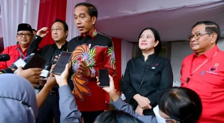 Presiden Joko Widodo saat memberikan keterangan soal penangkapan oleh KPK.  (Foto: Biro pers)