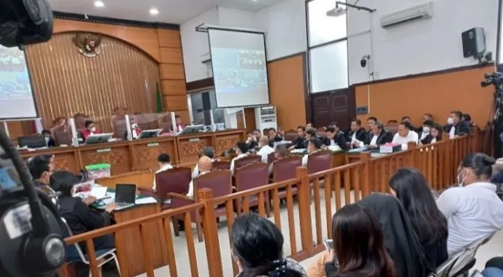 Suasana sidang lanjutan kasus pembunuhan Brigadir J di PN Jaksel.(Foto: ist)