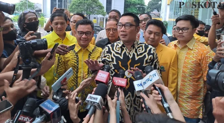 Ridwan Kamil dinilai tegak lurus dukung Prabowo. (Foto: Poskota/Rizal)