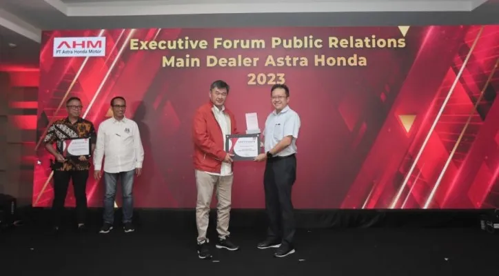 Main Dealer Sepeda motor Honda Jakarta Tangerang, PT. Wahana Makmur Sejati (WMS) diganjar penghargaan skala nasional.(ist)