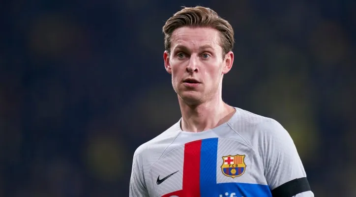 Gelandang Barcelona, Frenkie de Jong (Foto: Twitter/ManagingBarca)