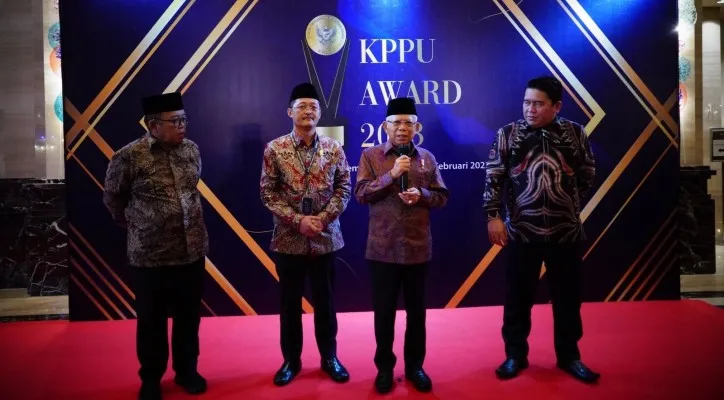 Wapres KH Ma'ruf Amin Penganugerahan KKPU Awards 2023. (Setwapres)