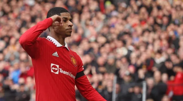 Penyerang Manchester United, Marcus Rashford (Foto: Twitter/UtdPlug)