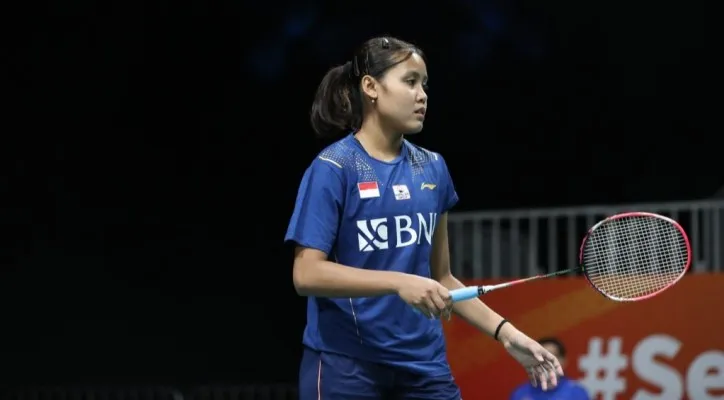 Bilqis Prasista, salah satu tunggal putri yang lolos ke babak 16 besar Thailand International Challenge 2023 (Foto: PBSI)