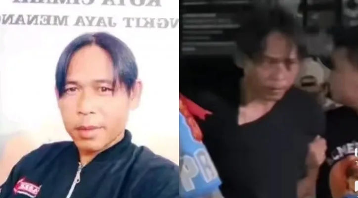 Kolase Pelaku Penganiayaan pemotor di Cimahi, Jawa Barat, sampai korban kejang-kejang viral di media sosial diciduk polisi. (Ist.)