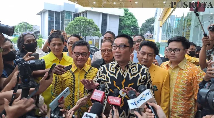 Ridwan Kamil saat menjadi kader Partai Golkar. (rizal)