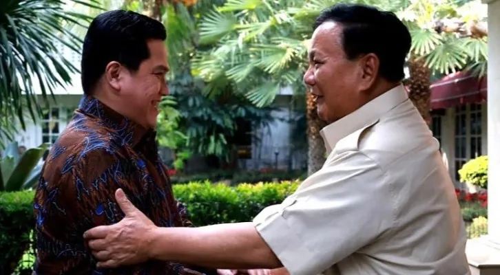 Pendukung Erick Thohir Kuatkan Suara Prabowo Bakal Pilpres 2024 (Instagram/erickthohir)