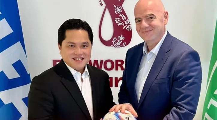 Erick Thohir Pastikan Indonesia Siap Jadi Tuan Rumah Piala Dunia U-17. (Instagram/@erickthohir)