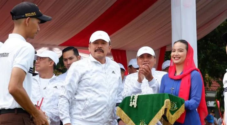 Foto: Jaksa Agung RI Sanitiar (ST) Burhanuddin memperingati POR Hari Bhakti Adhyaksa (HBA) ke-63. (Ist.)