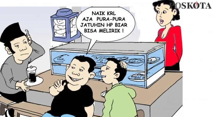 Foto: Obrolan Warteg: Cuma Gimmick. (Poskota/Yudhi Himawan)