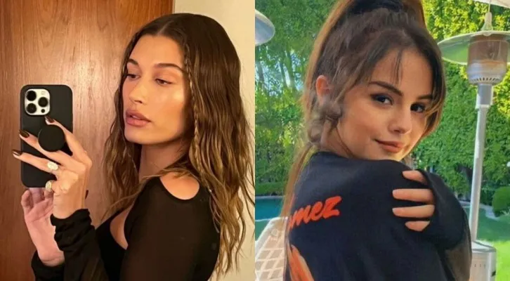 Merasa Disudutkan Oleh Netizen, Hailey Bieber Buka Suara Terkait Perseteruannya dengan Selena Gomez (Kolase/lst)