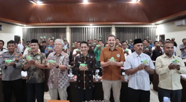 Foto: Taman Safari Indonesia (TSI) menggelar Sosialisasi Program Konservasi Kacamata Wangi-Wangi di Hotel Wisata, Pulau Wangi-wangi, Kabupaten Wakatobi, Sulawesi Tenggara. (Ist.)