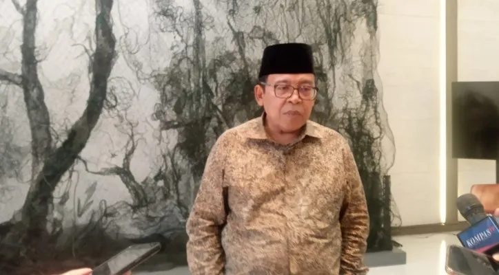 Juru Bicara Wapres, Masduki Baidlowi saat memberikan keterangan. (setwapres)