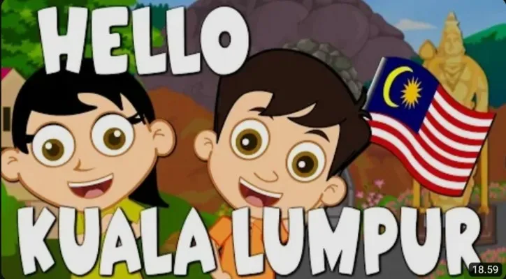 Lagu anak Malaysia 'Hello Kuala Lumpur' diduga plagiat lagu 'Halo-Halo Bandung' Ismail Marzuki (YouTube/Lagu Kanak TV)