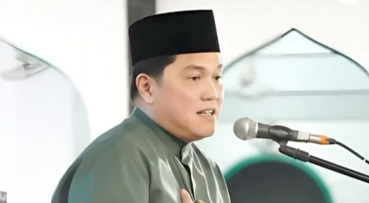 Erick Thohir Cawapres Pilihan Utama Kalangan NU di Jawa Timur.(Instagram/@erickthohir)