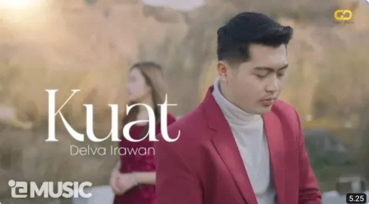 Lirik lagu 'Kuat' - Delva Irawan (YouTube/ Delva Irawan)