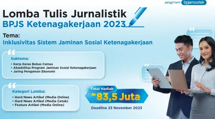 Foto: BPJS Ketenagakerjaan menggelar lomba karya jurnalistik tahun 2023. (Ist.)