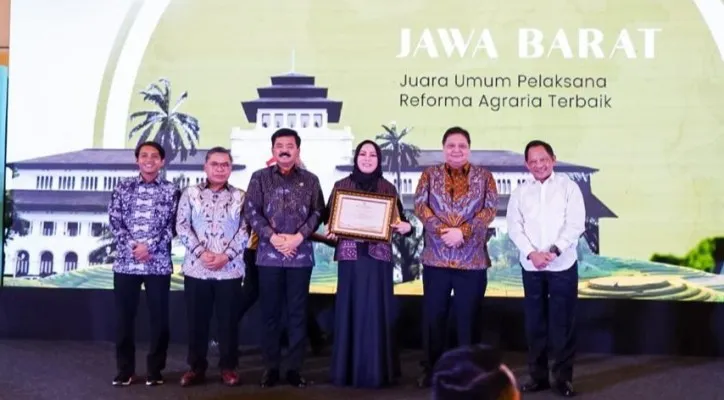 Foto: Menteri Koordinator Bidang Perekonomian RI Airlangga Hartarto Rapat Kerja Nasional (Rakernas) Reforma Agraria dengan tema “Menyongsong Indonesia Emas 2045 Melalui Pelaksanaan Reforma Agraria yang Inklusif dan  Kolaboratif” di Jakarta. (Ist.)