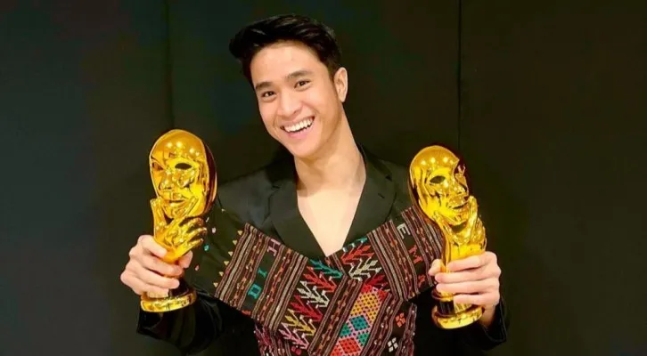 Yesaya Abraham Borong 2 Piala di Indonesian Movie Actors Awards 2023 (Foto : Instagram @yesayaabrhm)