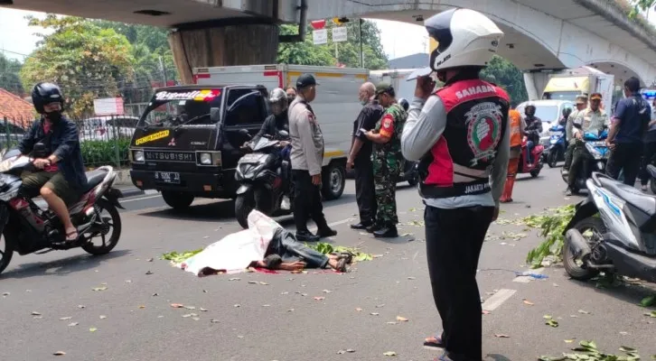 Innalillahi, Pemotor Tewas Tertimpa Pohon di Jalan Letjend Suprapto Jakarta  Pusat - poskota.co.id