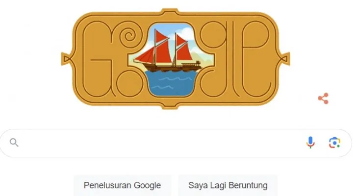 Google Doodle Pamerkan Kapal Tradisional Indonesia Pinisi Sebagai Warisan Budaya