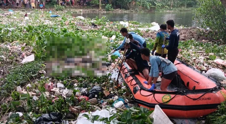 Teks Foto: Tim SAR gabungan temukan jasad bocah terakhir di Cikarang Selatan. (ist)