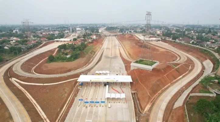 Teks foto: Tol Cinere-Jagorawi (Cijago) ruas Limo-Krukut. (ist)