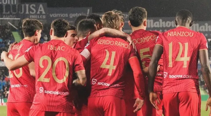 Sevilla Vs Getafe Skor 3-1 di laga Copa del Rey. Foto : Instagram @Sevillafc