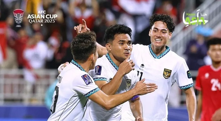 Potret Asnawi Mangkualam saat bersama Timnas Indonesia. Asnawi Sindir Bung Towel di Instagram Shin Tae-yong (Foto : Instagram @qatar2023)