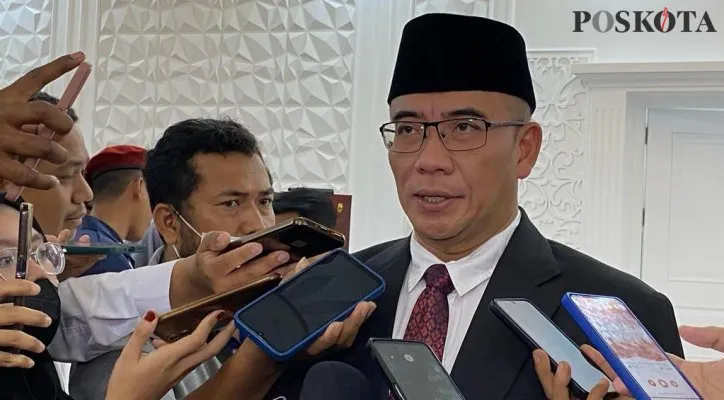 Ketua KPU RI, Hasyim Asy'ari.(Poskota.co.id/Pandi)