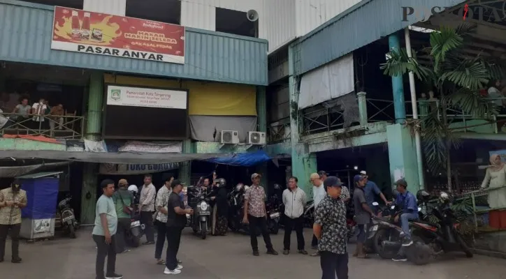 Pedagang Pasar Anyar Kota Tangerang. (Veronica)