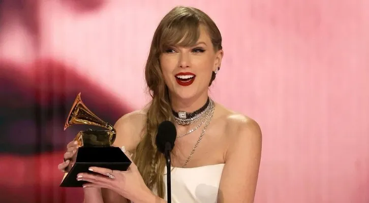 Taylor Swift memenangkan nominasi Album of the Year di Grammy Awards 2024. (Instagram/@recordingacademy)