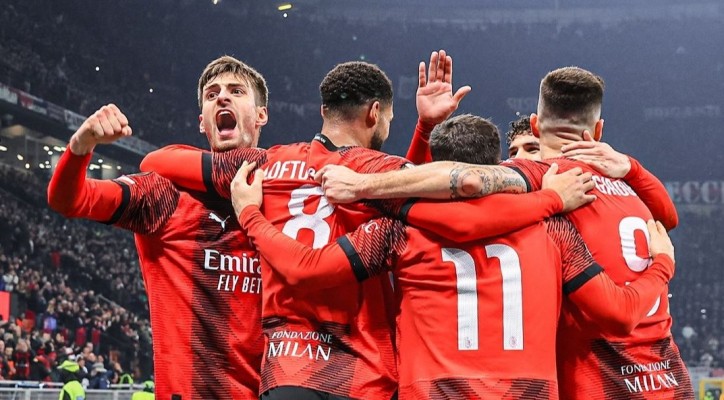 AC Milan Crush Rennes 3-0 in the First Leg of the UEFA Europa League Play-off 2023-2024