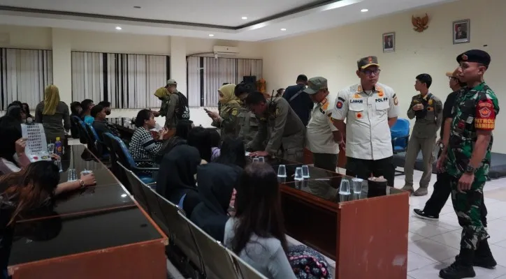 Dokumen Satpol PP Kabupaten Bogor terkait Operasi Pekat Jelang Puasa, 18 wanita diduga PSK Terjaring (ist)