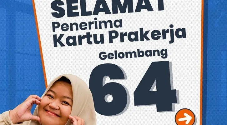 Klaim saldo DANA prakerja Rp700.000 untuk peserta gelombang 64. (Instagram @prakerja)