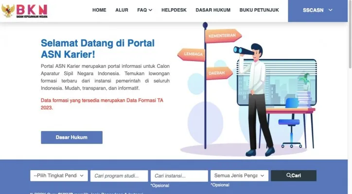 Daftar Formasi Lowongan CPNS Lulusan SMA Dibuka Hingga 6 September 2024